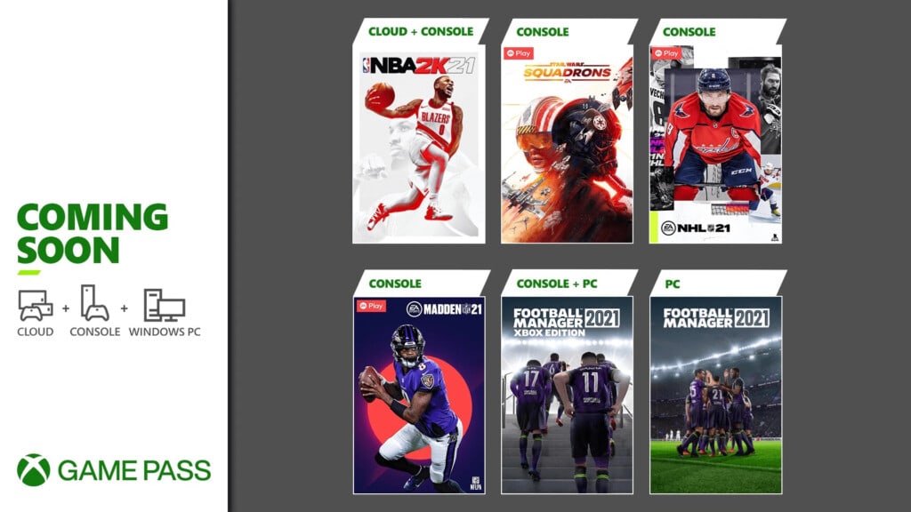 Xbox Game Pass marzec 2021 pierwsze gry