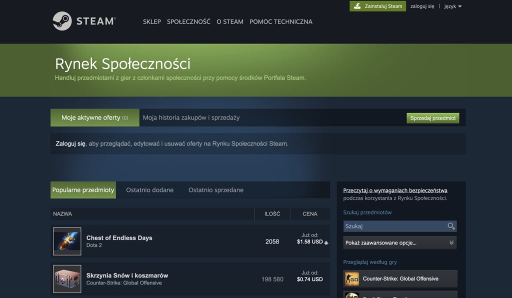 Rynek Steam