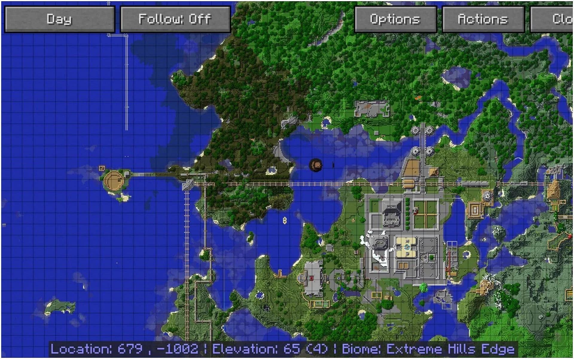 Minecraft JourneyMap mod