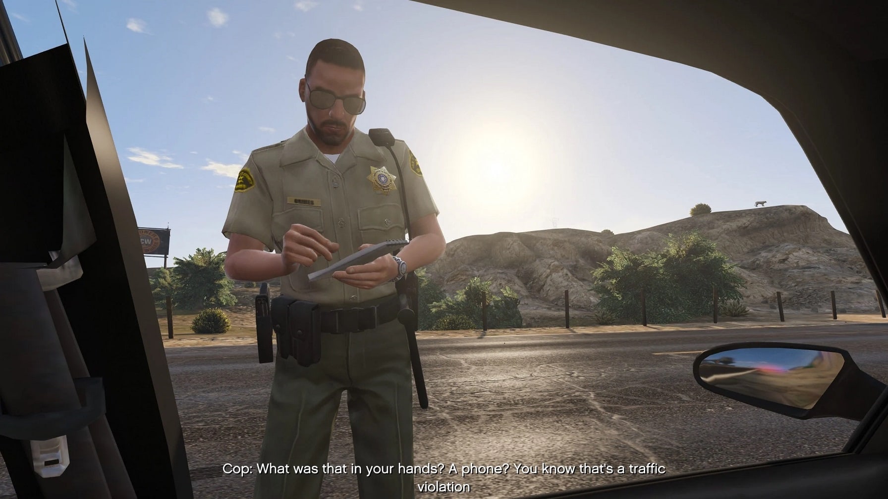 GTA 5 Pull Me Over mod
