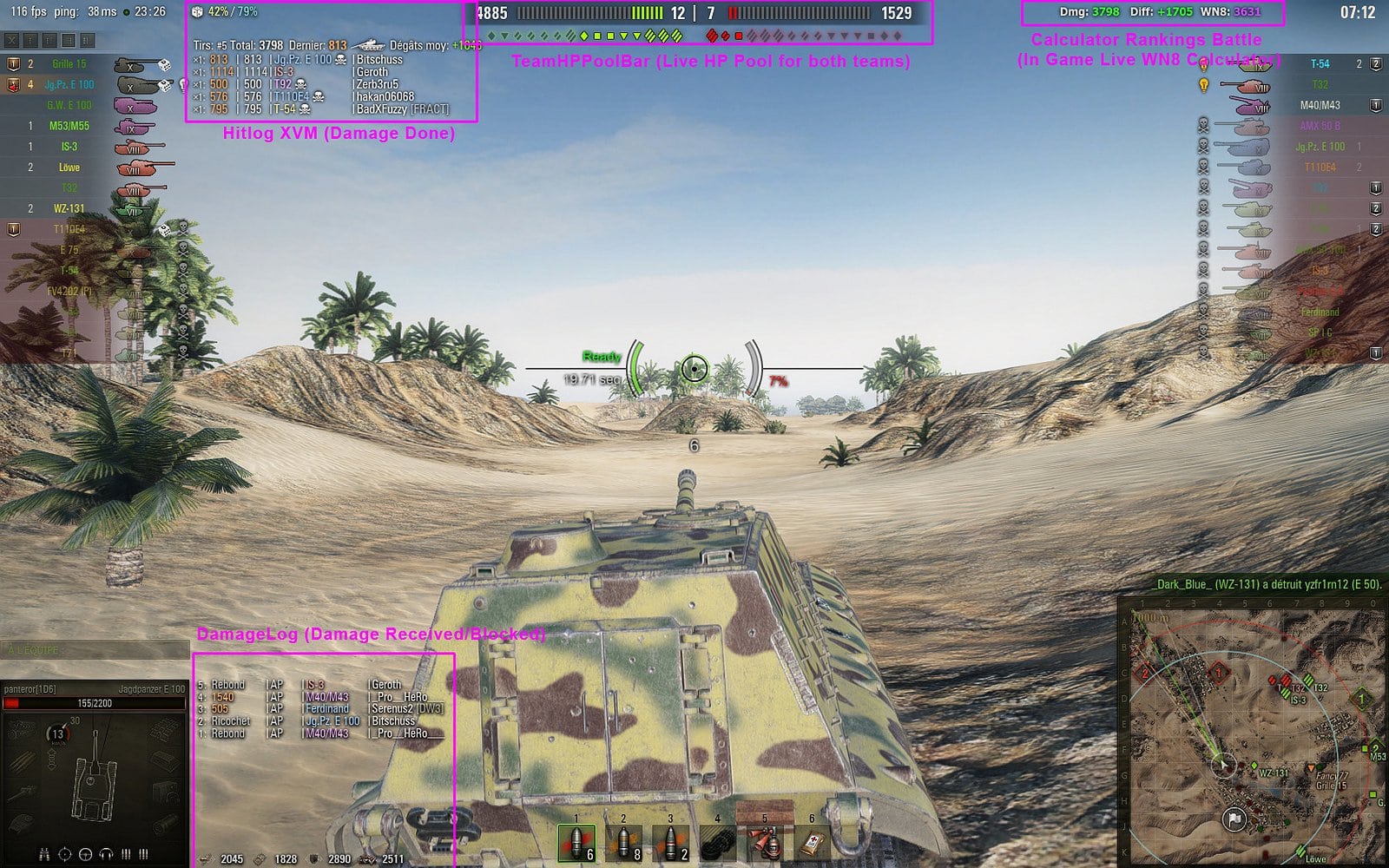 World of Tanks - XVM: eXtended Visualization Mod