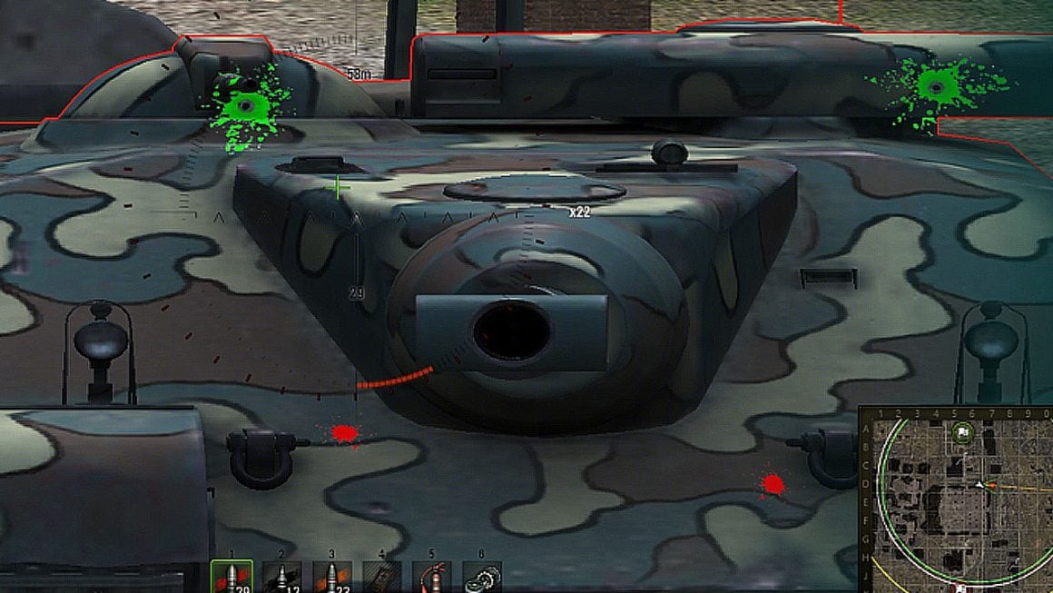 World of Tanks - Hawg’s PaintBall Damage