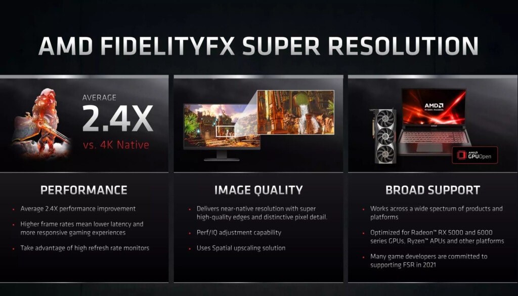 AMD FidelityFX Super Resolution