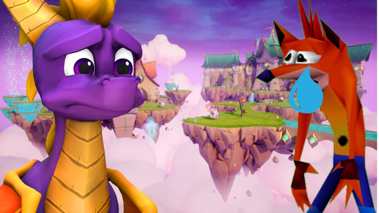 Spyro Crash Bandicoot