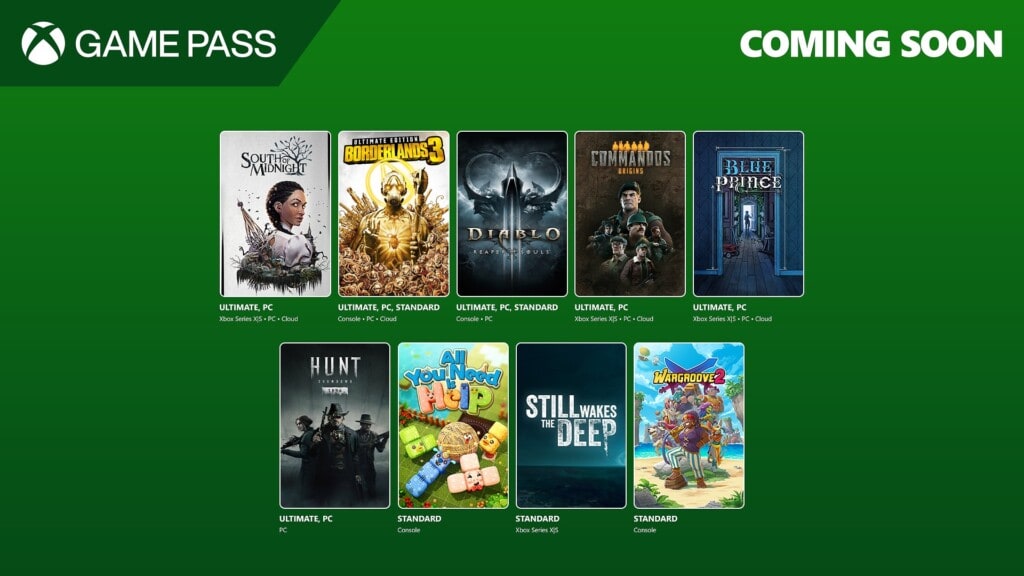xbox game pass kwiecień 2025 gry