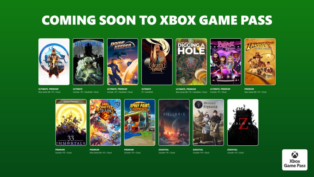 Xbox Game Pass grudzień 2025 (cz. 1)