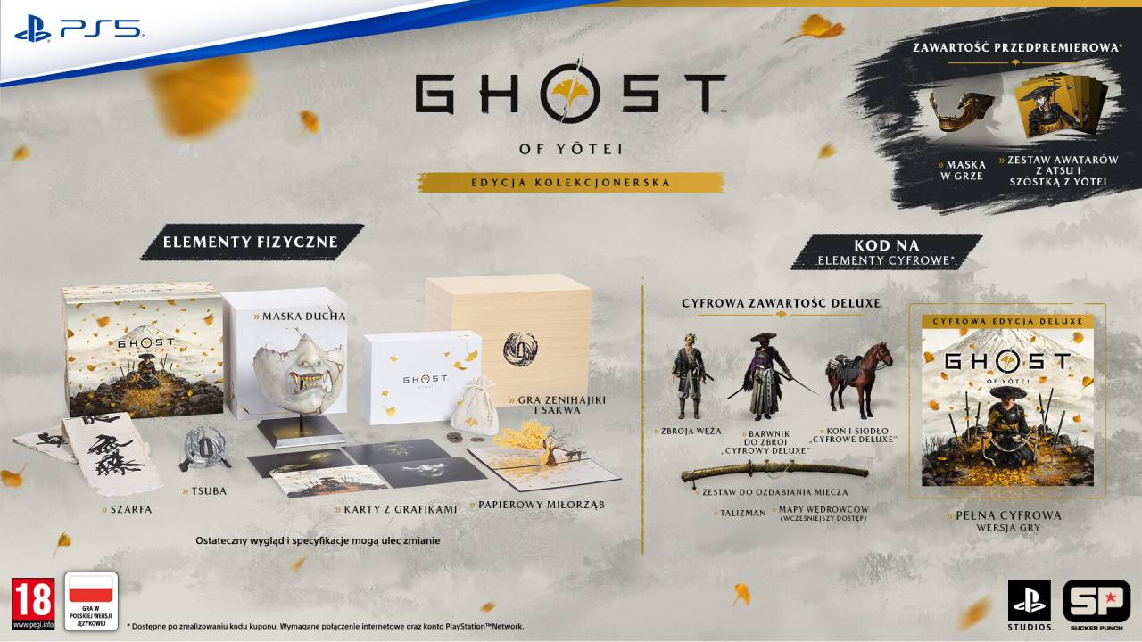 Edycja kolekcjonerska Ghost of Yotei na PS5